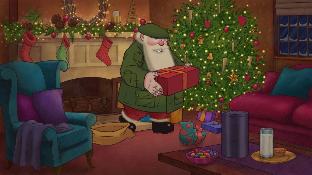BARBOUR USE FATHER CHRISTMAS FOR FESTIVE AD