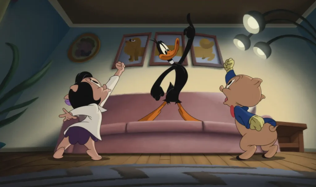 Porky & Daffy Head To America!
