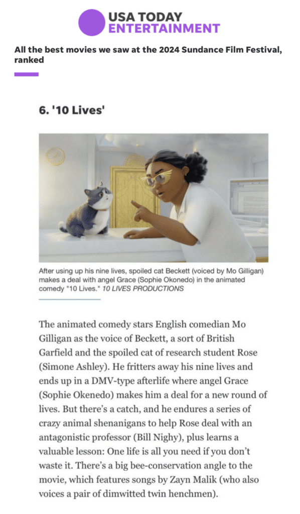 USA Today’s Top Picks of Sundance